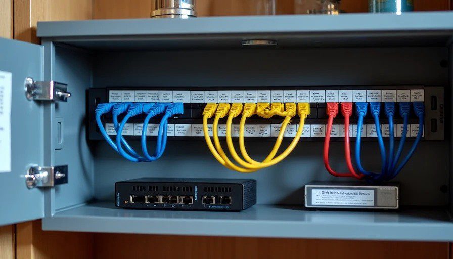 My wiring closet – labeling system and 6-month lessons