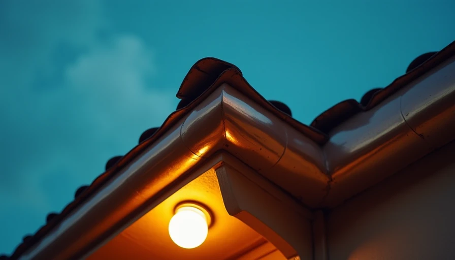 Visual context for permanent roofline lighting