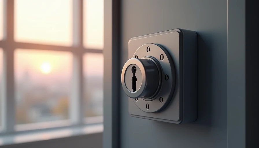 Visual context for weatherproof outdoor gate lock with keypad