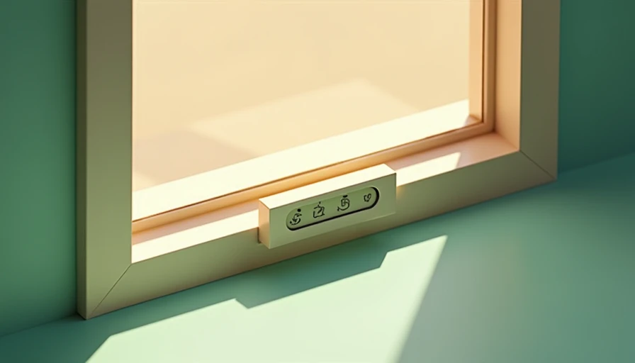 Illustration for automated window shades