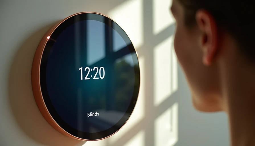 Visual context for google home window blinds